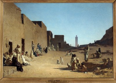 Laghouat. Sahara algerino. Dipinto di Gustave Guillaumet da Gustave Guillaumet