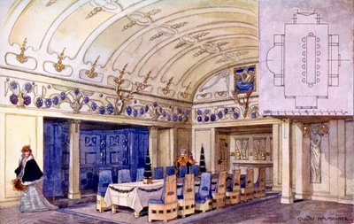 Sala da Pranzo Tedesca, inizio XX secolo da Gustave Halmhuber