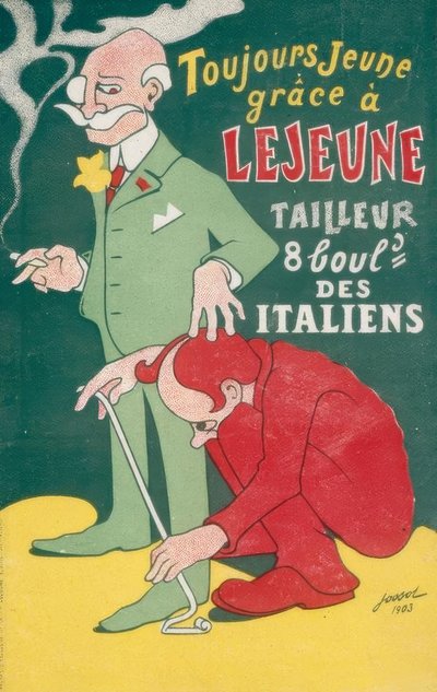 Toujours Jeune grazie a LEJEUNE TAILLEUR da Gustave Henri Jossot