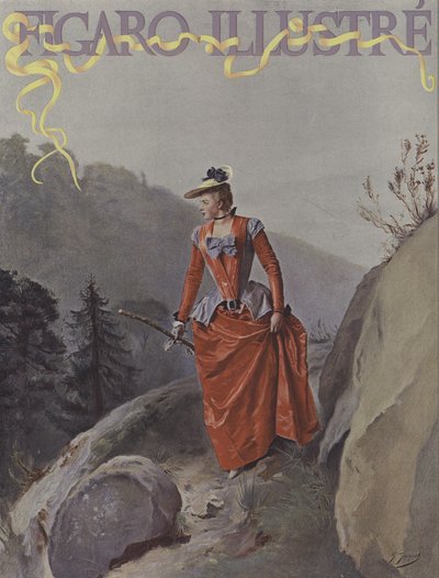 Copertina di Le Figaro Illustré, agosto 1891 da Gustave Jacquet