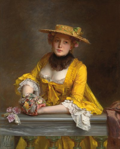 Il vestito giallo da Gustave Jacquet