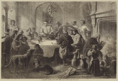 Una Cena di Natale nei Tempi Antichi da Gustave Janet