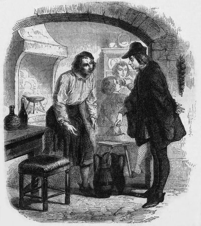 Francois Villon in una taverna da Gustave Janet