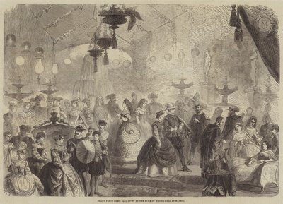 Gran Ballo in Maschera dato dal Duca di Medina-Coeli a Madrid da Gustave Janet