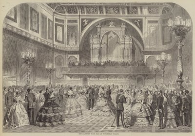 Il ballo di stato di Sua Maestà a Buckingham Palace da Gustave Janet