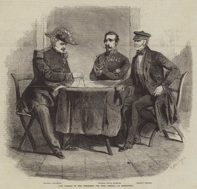 Il consiglio di guerra che precede l