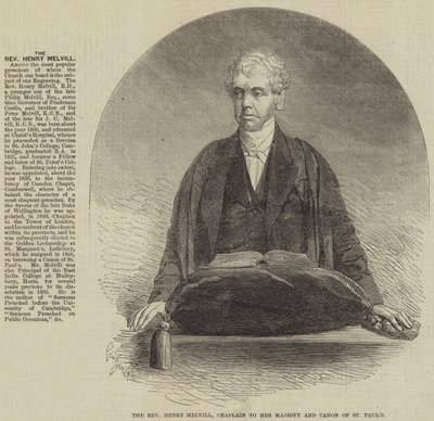 Il reverendo Henry Melvill, cappellano di Sua Maestà e canonico di St Pauls da Gustave Janet