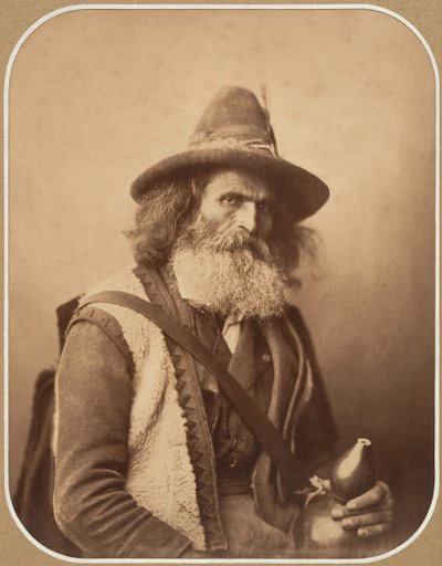 [Un musicista di strada italiano] da Gustave Le Gray