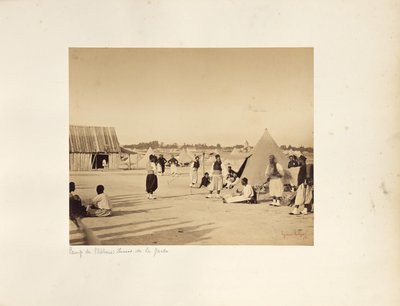Campo di Châlons: Zuavi della Guardia Imperiale da Gustave Le Gray