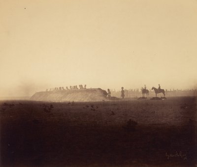 Manovre di cavalleria, 3 ottobre da Gustave Le Gray