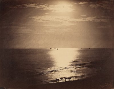 Le Soleil au Zénith - Océan / Il sole allo Zenith, Normandia da Gustave Le Gray