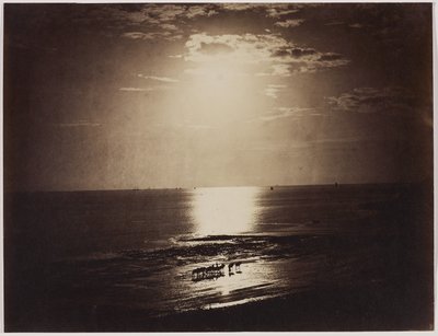 Le soleil couronné, Normandie, 1856-59 da Gustave Le Gray