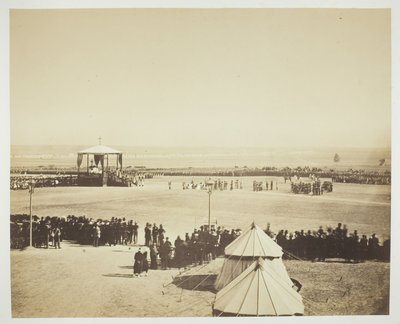 Messa, Camp de Châlons da Gustave Le Gray