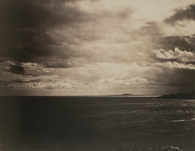 Mediterraneo con Monte Agde, 1857 da Gustave Le Gray