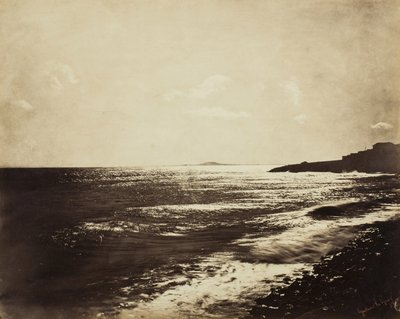 Mediterraneo con Monte Agde, 1857 da Gustave Le Gray