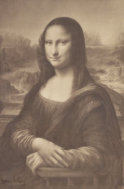 [Disegno di Millet della Gioconda] da Gustave Le Gray