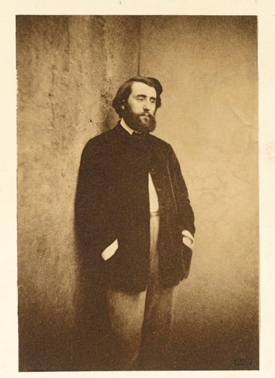 Ritratto di Edmond Cottinet (1824-1895) da Gustave Le Gray