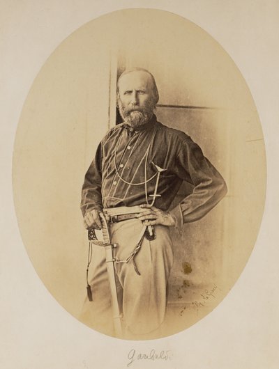 Ritratto di Giuseppe Garibaldi da Gustave Le Gray