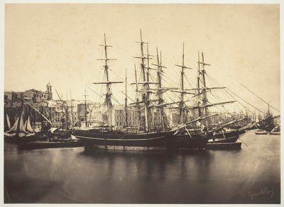 Navi nel porto di Sète da Gustave Le Gray