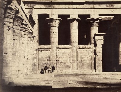Tempio di Edfu, 1867 da Gustave Le Gray