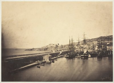 Il molo a Sète da Gustave Le Gray
