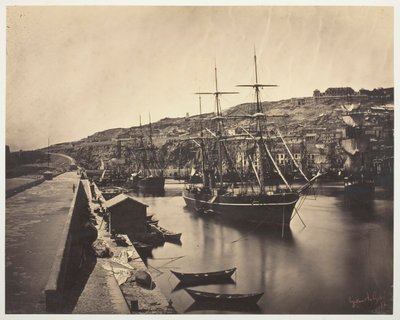 Il porto e la città di Sète-Mediterraneo da Gustave Le Gray