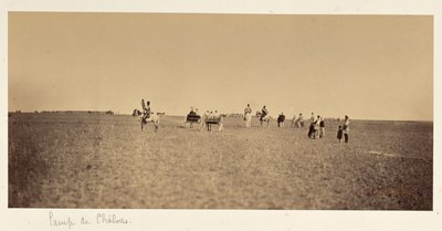 Visitatori del Campo di Châlons da Gustave Le Gray