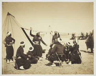 Narratore zouave (Le recit) da Gustave Le Gray