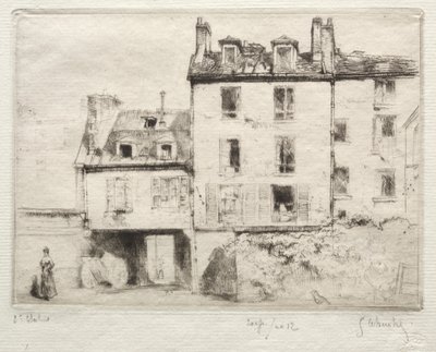 La rue Lacépède: il cortile dell