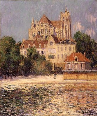 Cattedrale di Auxerre da Gustave Loiseau