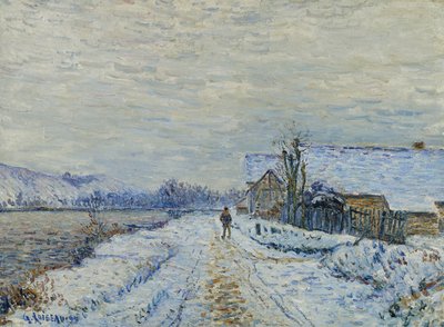 Effetto di neve a Tournedos, 1899 da Gustave Loiseau
