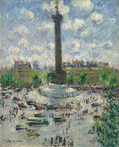 Place de la Bastille, c. 1922 da Gustave Loiseau