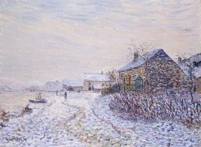 Neve a Tournedos-sur-Seine da Gustave Loiseau