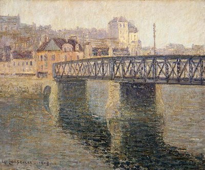 Il ponte di ferro a St. Ouen da Gustave Loiseau