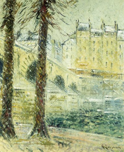 Il Pont Marie nella neve, c.1926 da Gustave Loiseau
