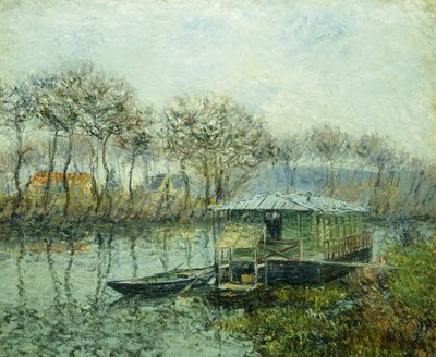 La Senna a Port Marley; La Seine a Port Marley, 1902-1903 da Gustave Loiseau