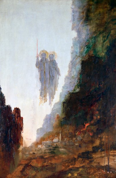 Angeli di Sodoma, c1846-1898 da Gustave Moreau