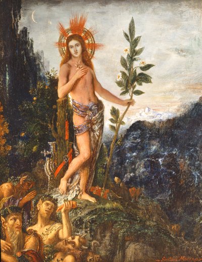 Apollo riceve le offerte dei pastori da Gustave Moreau