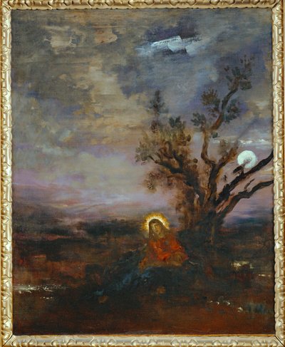 Cristo sul Monte degli Ulivi (dipinto su tela) da Gustave Moreau
