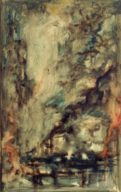 Bozzetto (per i due avventurieri e il talismano (?) ) da Gustave Moreau