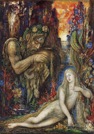 Galathea, ca 1896 da Gustave Moreau