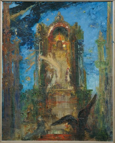 Giove e Semele (dipinto su tela) da Gustave Moreau