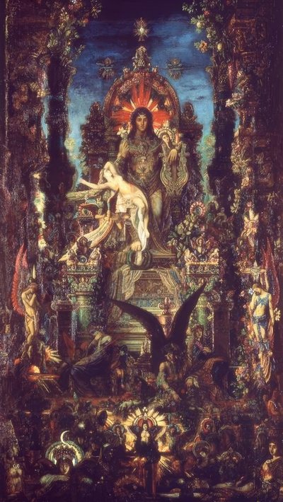 Giove e Semele da Gustave Moreau