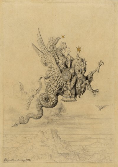 La Peri (Soggetto mitologico) da Gustave Moreau
