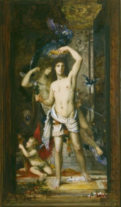Il giovane e la morte da Gustave Moreau