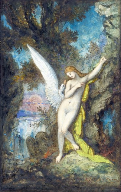 Leda e il cigno da Gustave Moreau