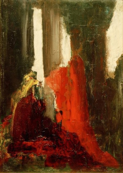 Senza titolo (Schizzo a colori) da Gustave Moreau