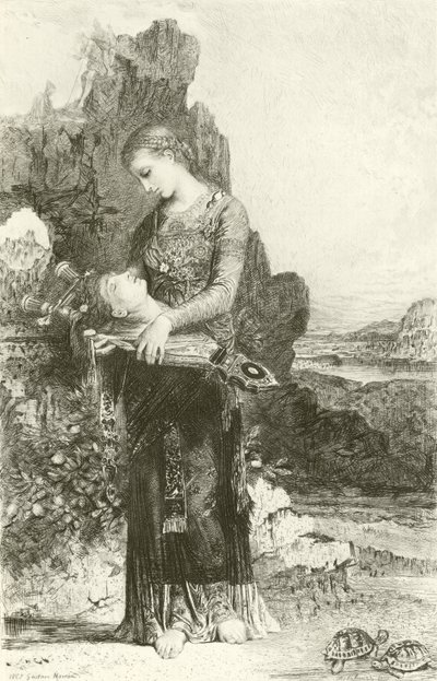 Orfeo (incisione) da Gustave Moreau