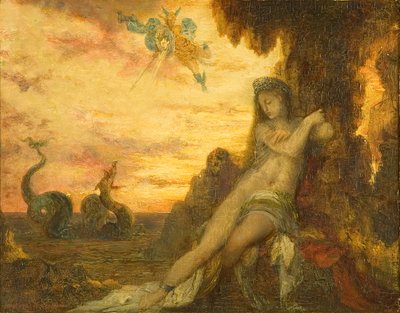 Perseo e Andromeda, c.1870 da Gustave Moreau