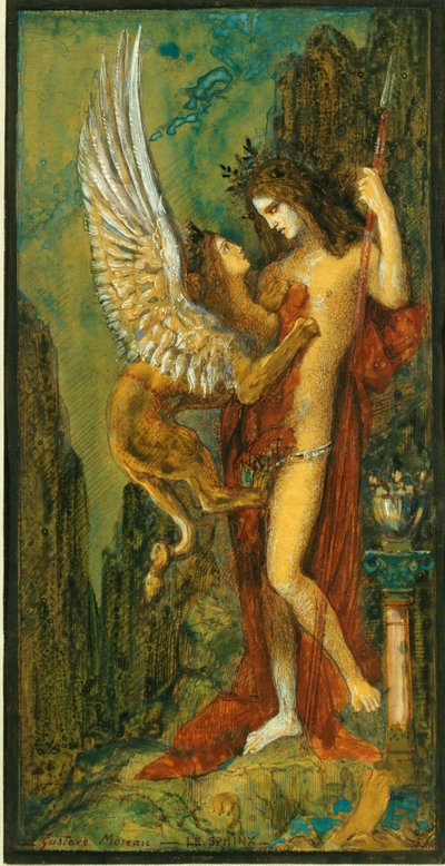 La Sfinge da Gustave Moreau